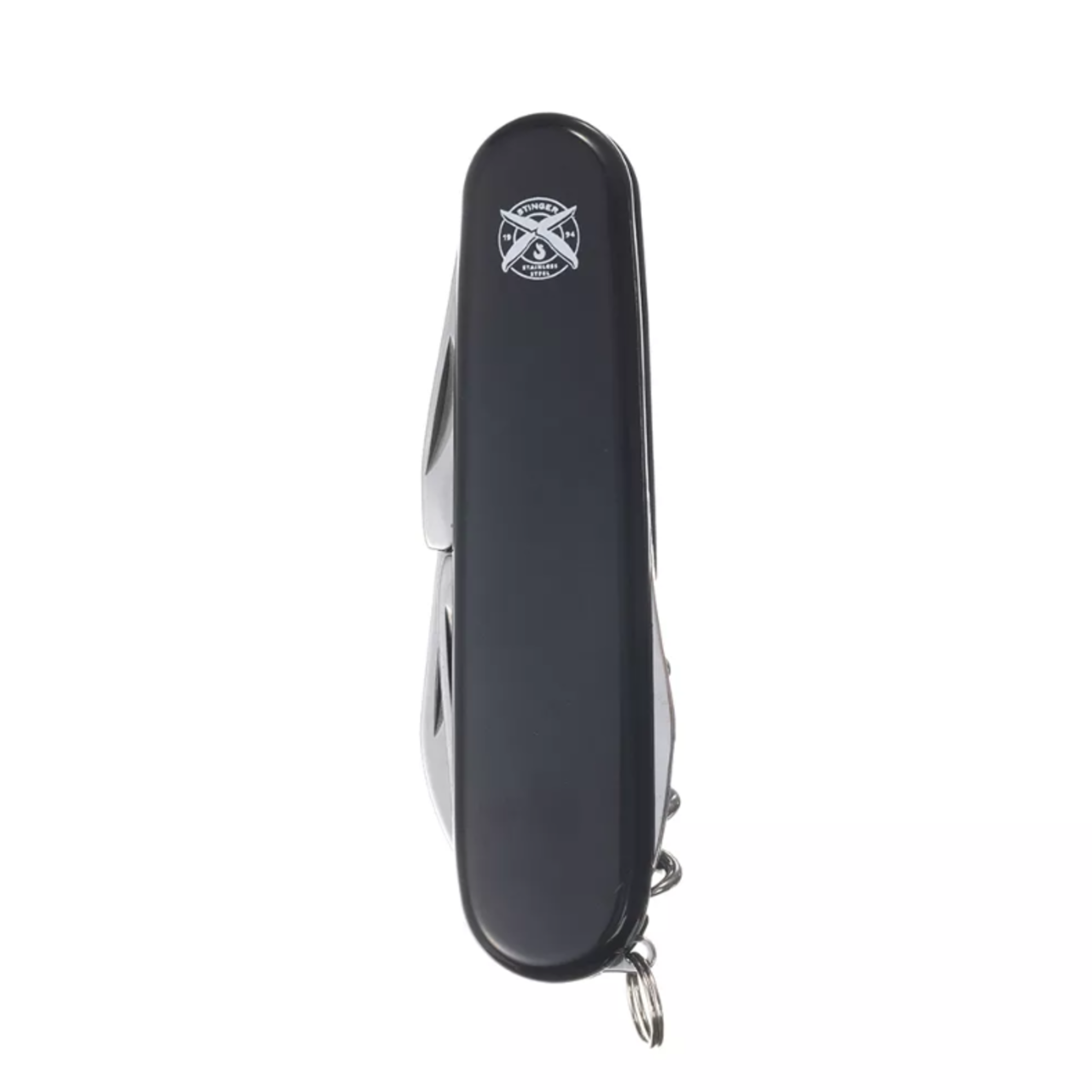 Stinger нож многофункциональный FK-K5018-5P (10 функций) сталь 420, рукоять ABS черный