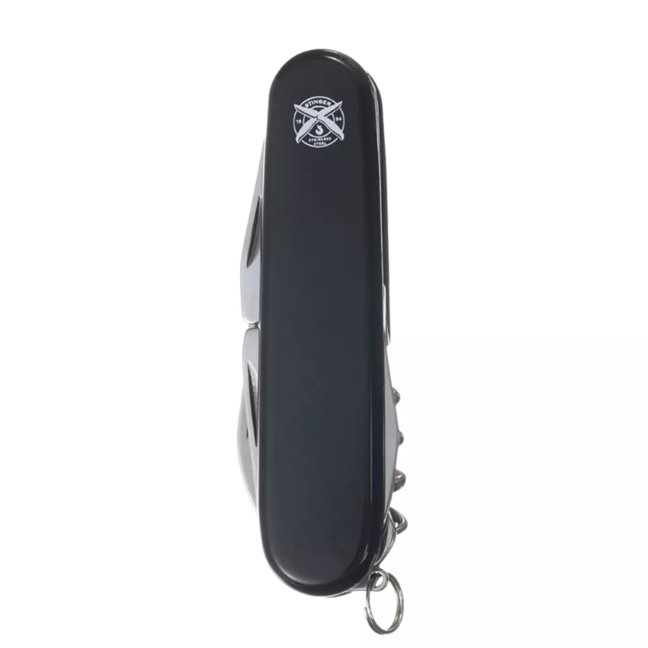 Stinger нож многофункциональный FK-K5018-8P (13 функций) сталь 420, рукоять ABS черный