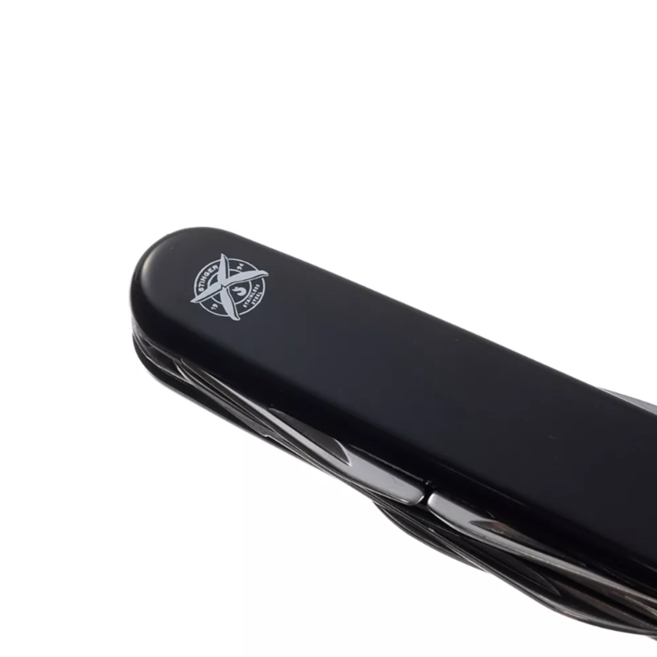 Stinger нож многофункциональный FK-K5018-8P (13 функций) сталь 420, рукоять ABS черный