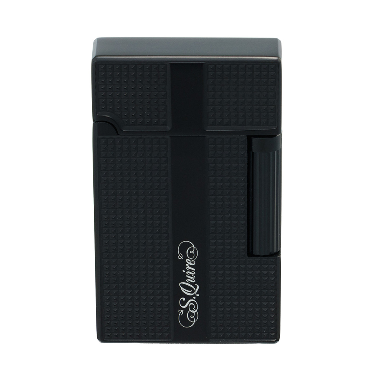 S.Quire зажигалка бензиновая кремниевая FL065-Black Цинковый сплав, черная