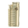 S.Quire турбо зажигалка газовая, тройное пламя, пробойник для сигар FL097- Yellow Цинковый сплав, золотистая S.Quire турбо зажигалка газовая, тройное пламя, пробойник для сигар FL097- Yellow Цинковый сплав, золотистая