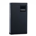 S.Quire турбо зажигалка газовая, двойное пламя, пробойник для сигар FL011-Black Цинковый сплав, черная
