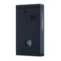 S.Quire турбо зажигалка газовая, двойное пламя, пробойник для сигар FL011-Black Цинковый сплав, черная