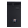 S.Quire турбо зажигалка газовая, двойное пламя, пробойник для сигар FL011-Black Цинковый сплав, черная