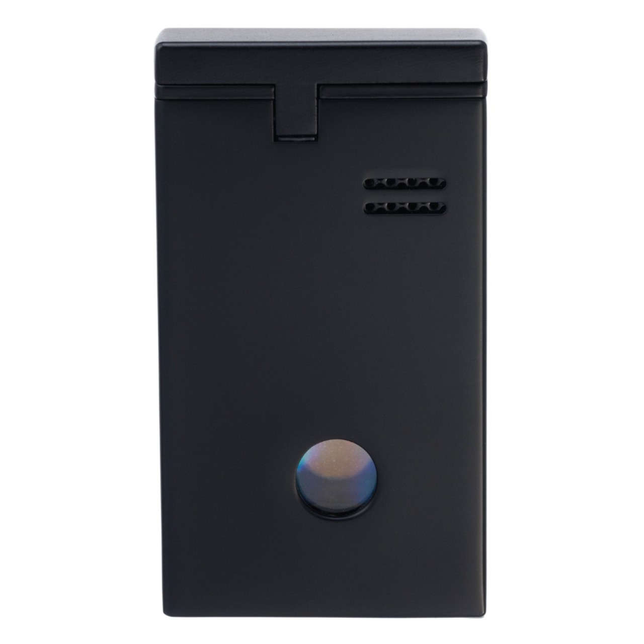 S.Quire турбо зажигалка газовая, двойное пламя, пробойник для сигар FL011-Black Цинковый сплав, черная