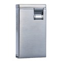 S.Quire турбо зажигалка газовая, двойное пламя, пробойник для сигар FL011-Steel Цинковый сплав, серебристая S.Quire турбо зажигалка газовая, двойное пламя, пробойник для сигар FL011-Steel Цинковый сплав, серебристая