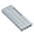 S.Quire зажигалка газовая кремниевая FL02-Steel Цинковый сплав, серебристая
