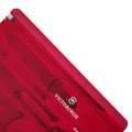 Швейцарская карта Victorinox 0.7100.T SwissCard Lite красный полупрозрачный, коробка подарочная Швейцарская карта Victorinox 0.7100.T SwissCard Lite красный полупрозрачный, коробка подарочная