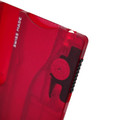 Швейцарская карта Victorinox 0.7300.T SwissCard Lite красный полупрозрачный, коробка подарочная Швейцарская карта Victorinox 0.7300.T SwissCard Lite красный полупрозрачный, коробка подарочная