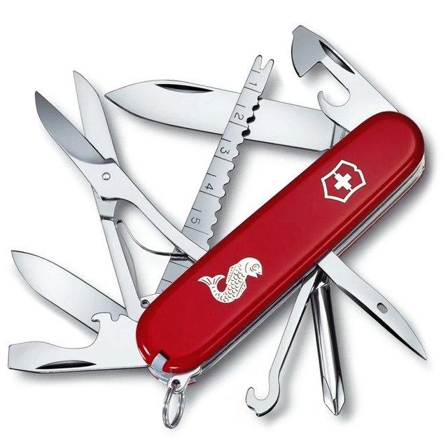 Швейцарский нож Victorinox 1.4733.72 Fisherman red (18 функции)