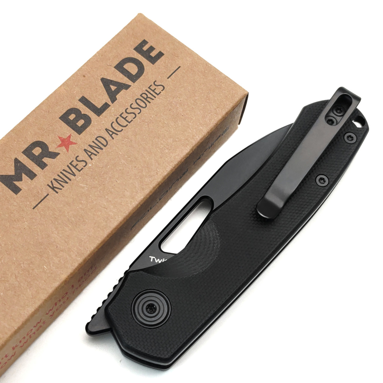 Mr.Blade складной нож Twite сталь Aus-8 PVD, рукоять G10 чёрный