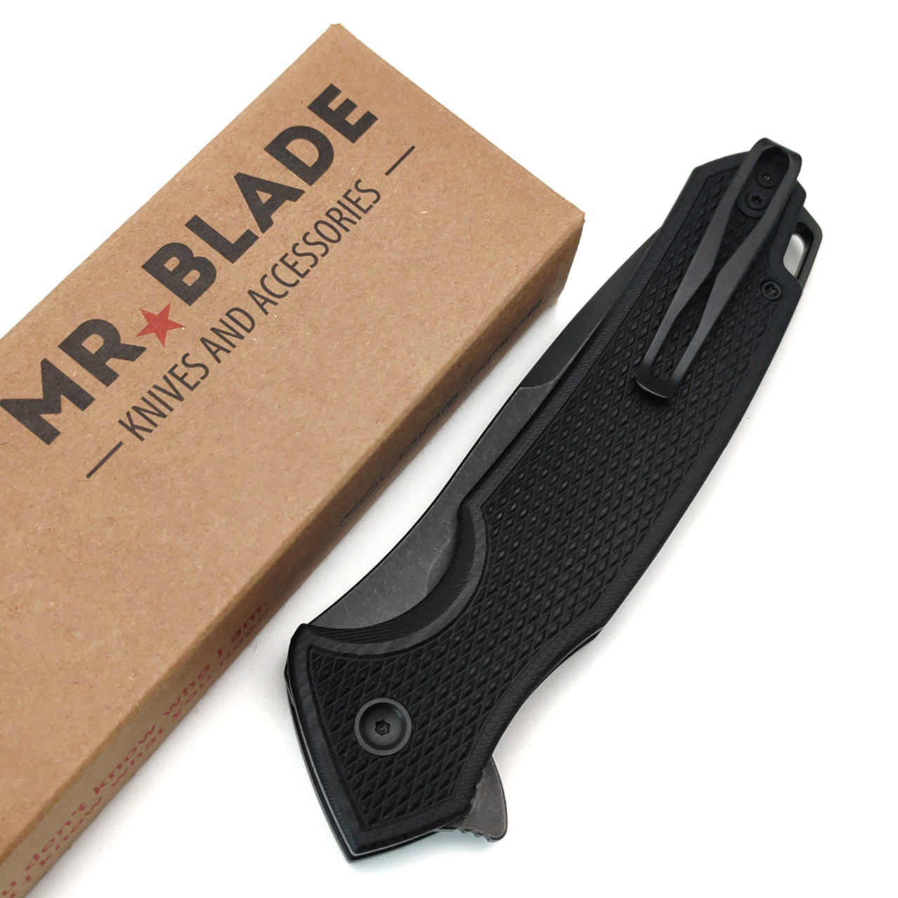 Mr.Blade складной нож Hellcat сталь S35VN блэквош, рукоять G10 чёрный