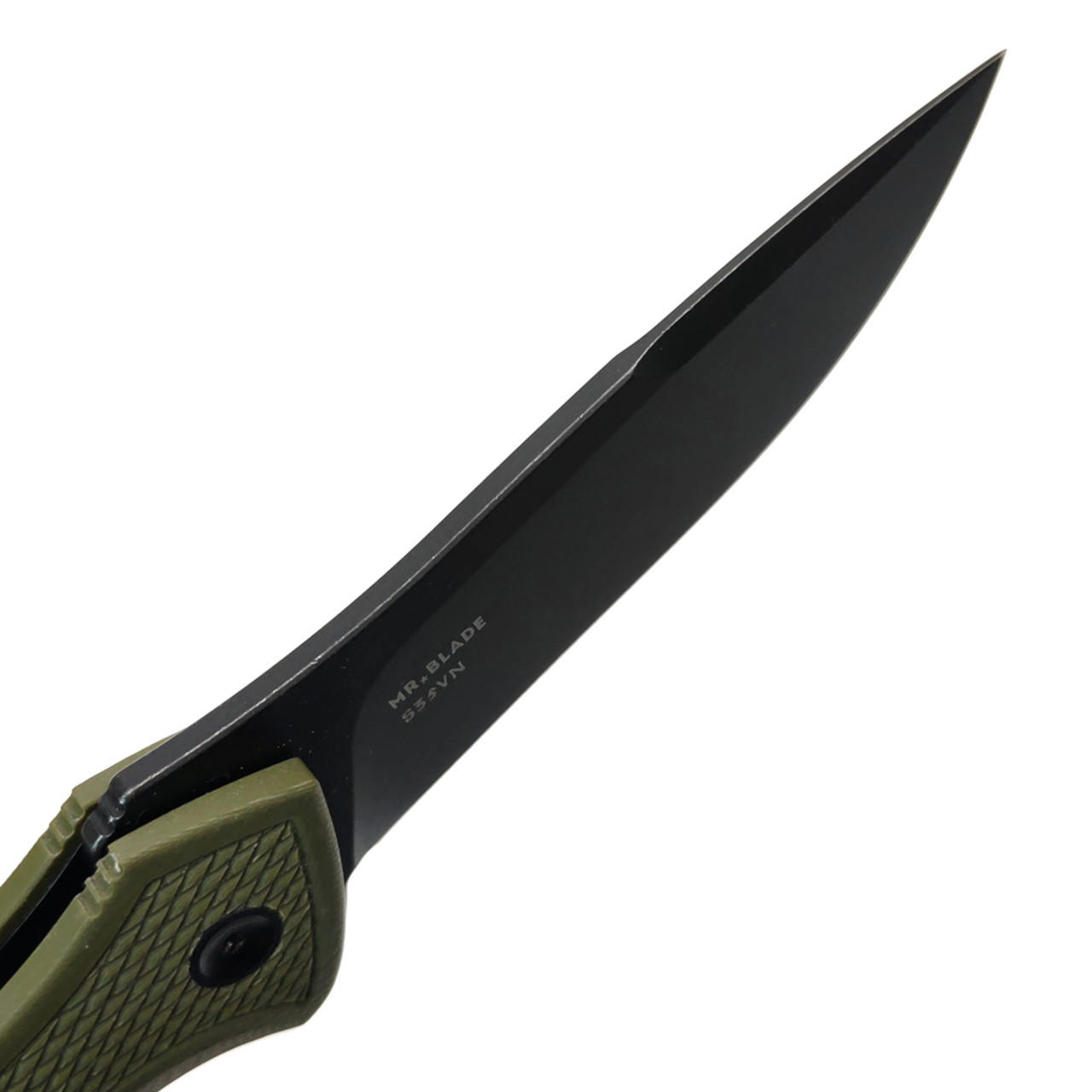 Mr.Blade складной нож Hellcat Mini сталь S35VN блэквош, рукоять G10 олива