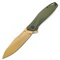Mr.Blade складной нож Hemnes Gen.2 сталь D2 PVD золотистый, рукоять G10 олива Mr.Blade складной нож Hemnes Gen.2 сталь D2 PVD золотистый, рукоять G10 олива