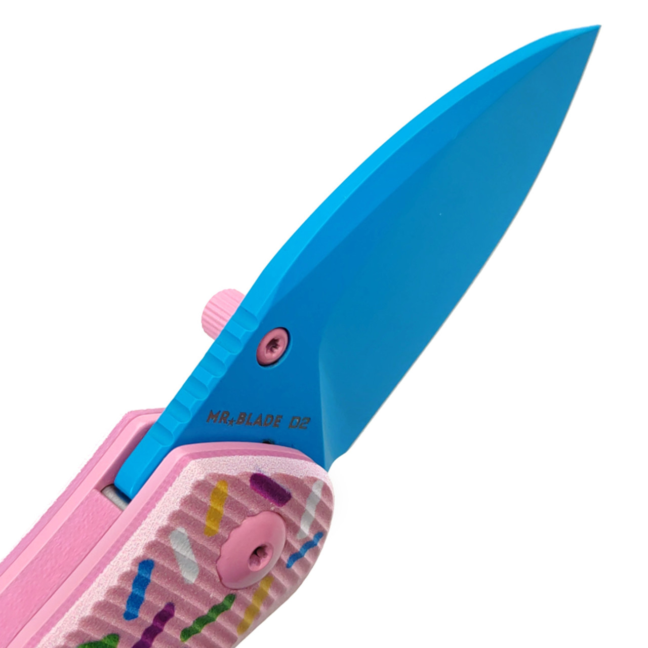Mr.Blade складной нож Rexbo Gen.2 Doughnut сталь D2, рукоять G10 розовый