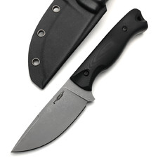 N.C.Custom нож Fang сталь X105 стоунвош, рукоять G10 black