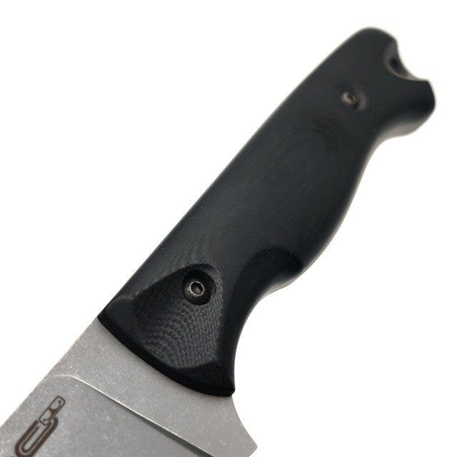 N.C.Custom нож Fang сталь X105 стоунвош, рукоять G10 black
