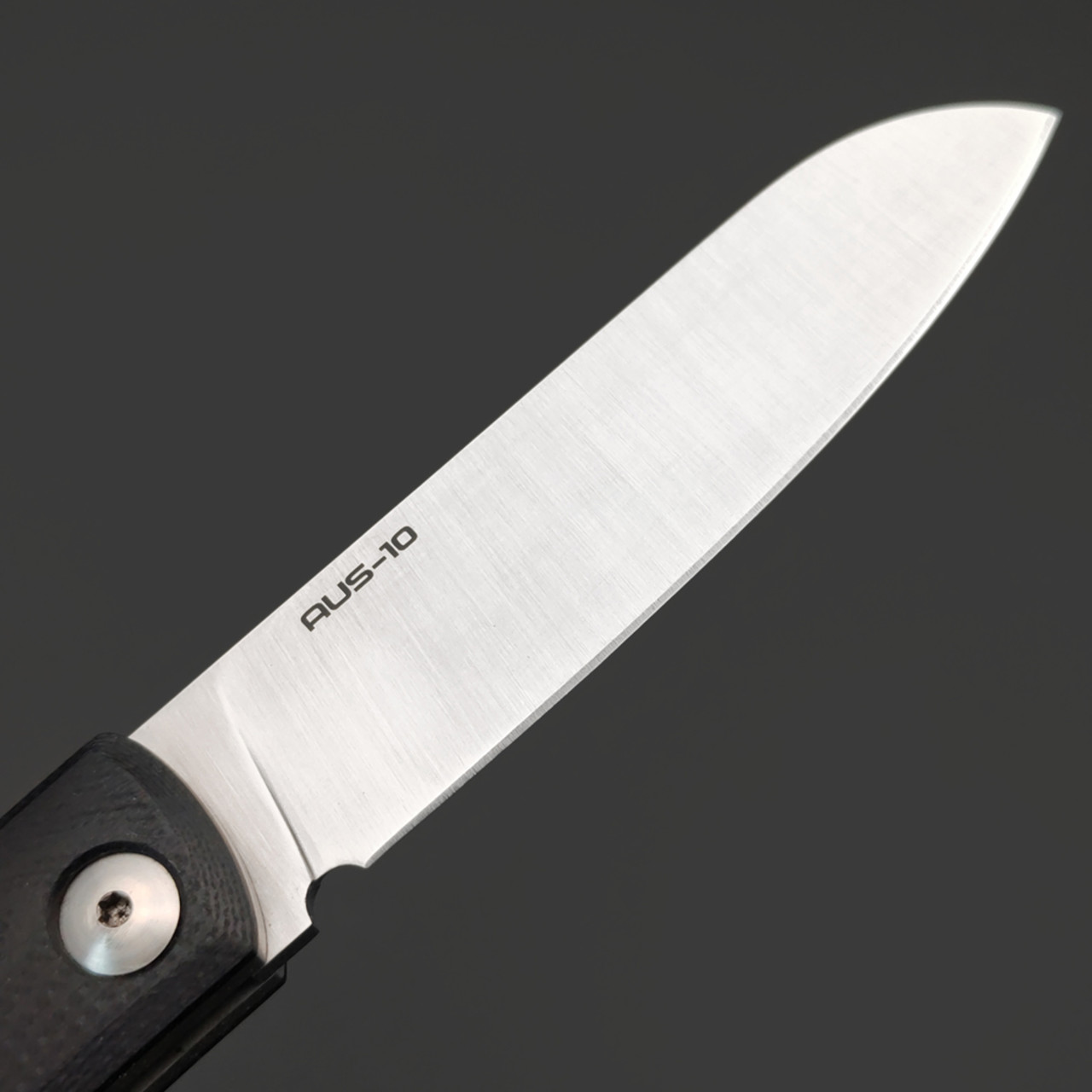 N.C.Custom нож Bro сталь Aus-10 сатин, рукоять G10 чёрный