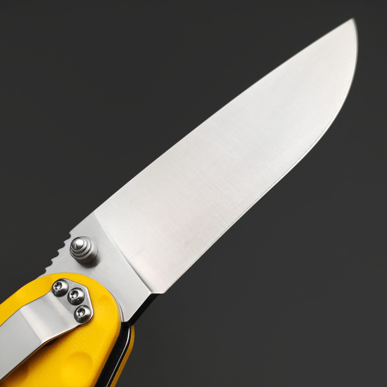 Steelclaw складной нож Сырная Крыса, сталь Aus-8 сатин, рукоять G10 жёлтый