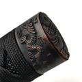 Катана "Иттакава" 9289-1 нержавеющая сталь, рукоять Дерево, имит. кожи ската, ножны Дерево