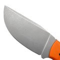 Волчий Век нож Фантоцци сталь 95Х18 WA стоунвош, рукоять G10 оранжевый, пины карбон