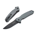 Mr.Blade складной нож Hellcat Mini сталь VG-10 блэквош, рукоять G10 grey Mr.Blade складной нож Hellcat Mini сталь VG-10 блэквош, рукоять G10 grey