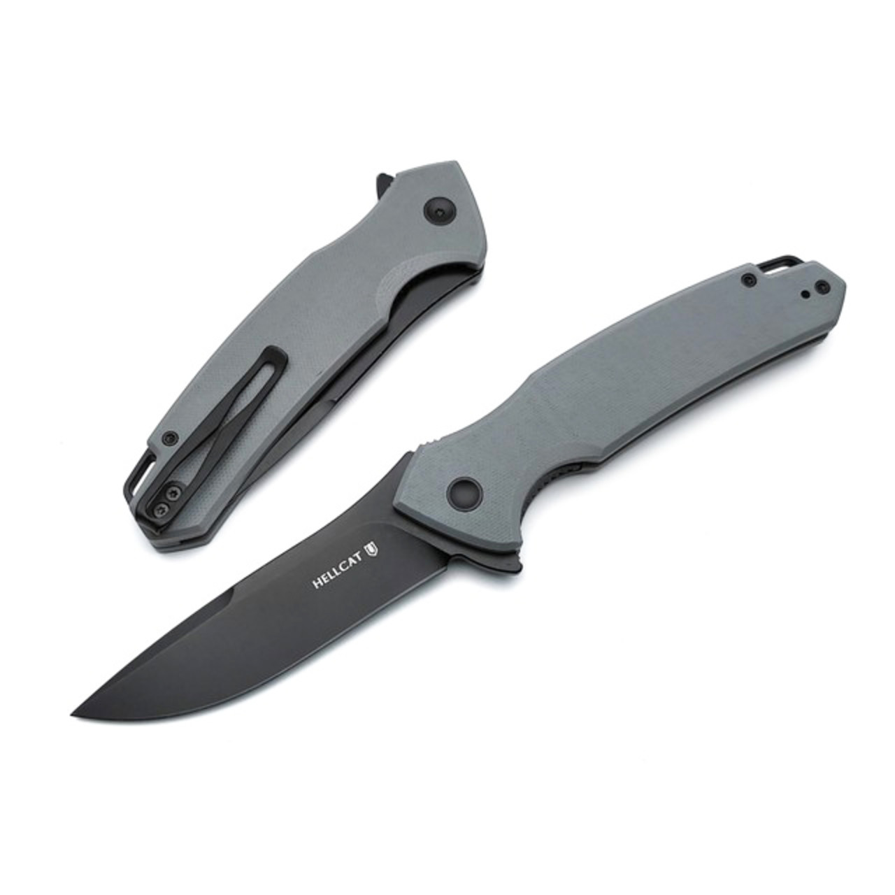 Mr.Blade складной нож Hellcat Mini сталь VG-10 блэквош, рукоять G10 grey