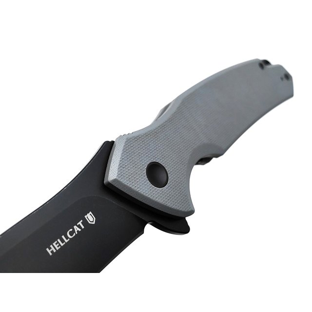 Mr.Blade складной нож Hellcat Mini сталь VG-10 блэквош, рукоять G10 grey