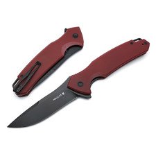 Mr.Blade складной нож Hellcat сталь VG-10 блэквош, рукоять G10 burgundy