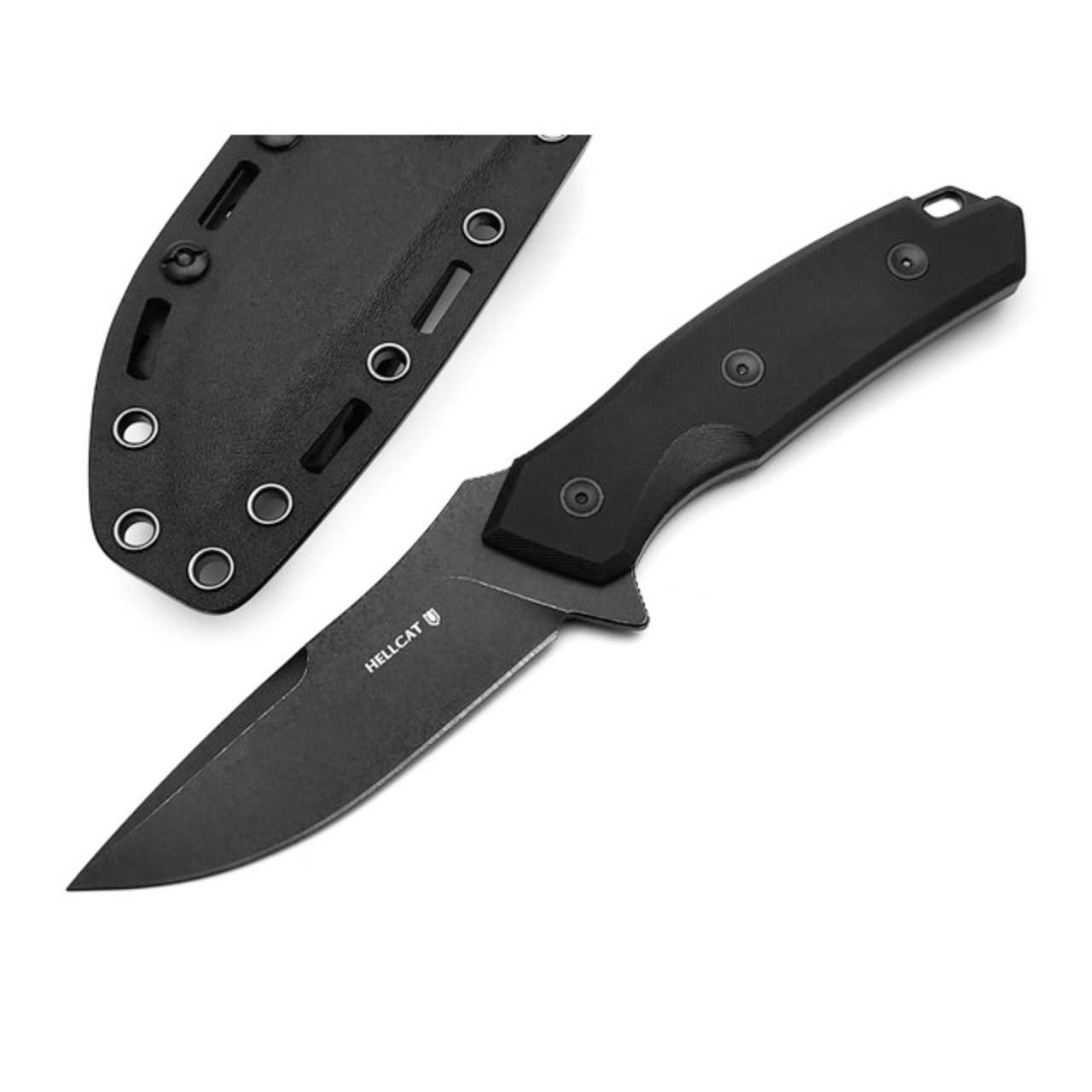 Mr.Blade нож Hellcat Covert сталь Aus-8 блэквош, рукоять G10 black