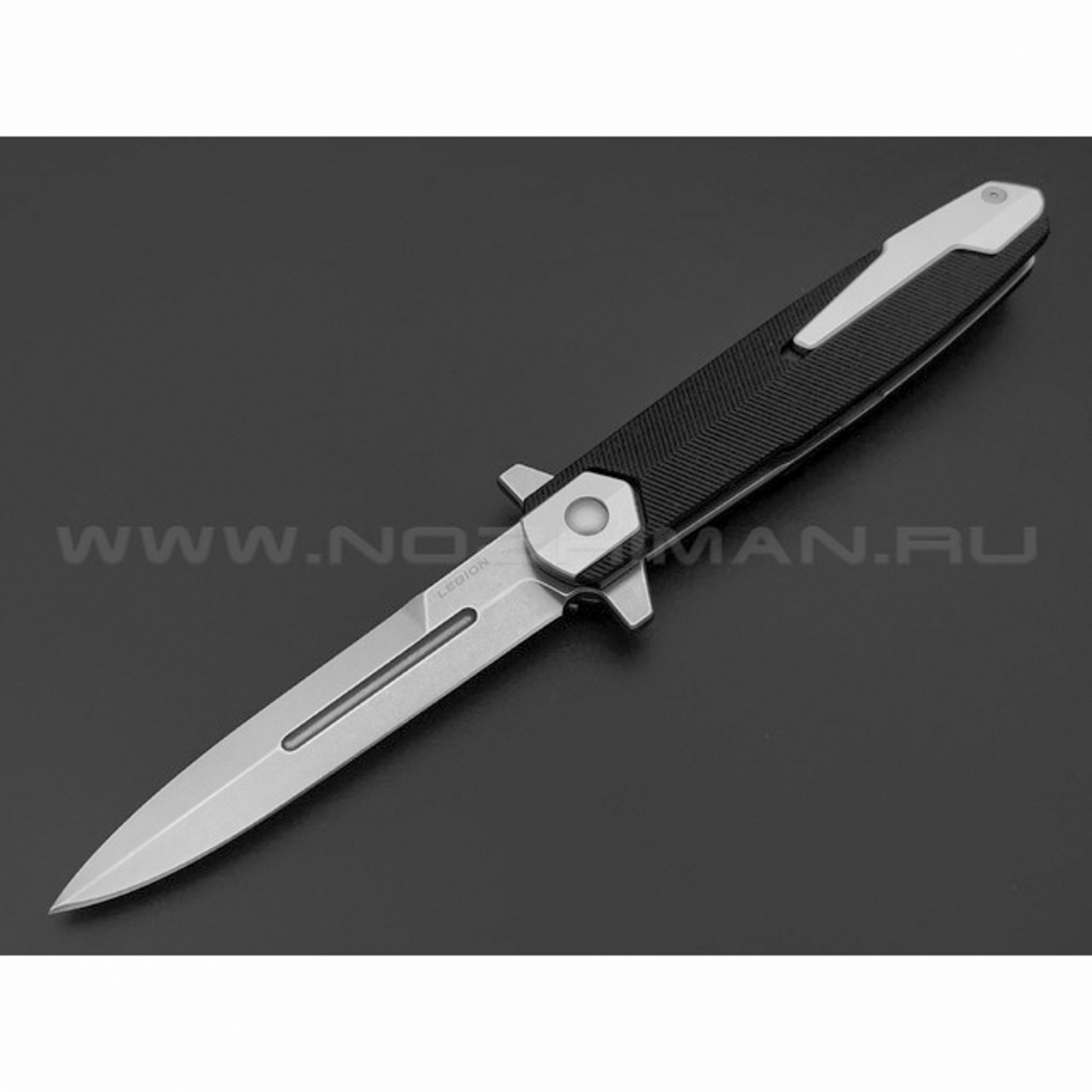 Mr.Blade складной нож Legion сталь D2 стоунвош, рукоять G10 black, aluminium