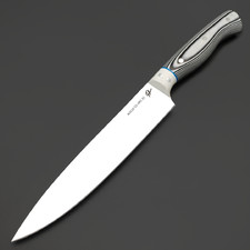 Платонов Д.Г. кухонный нож Универсальный 15.5 см сталь Aus-10Co, рукоять G10 черно-белый
