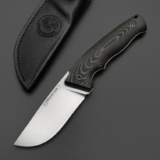 Eagle Knives нож Forester 1 сталь D2 стоунвош, рукоять G10 чёрный с зелёным