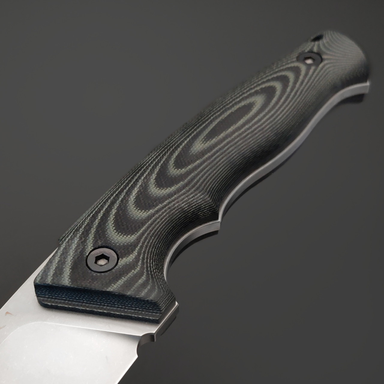 Eagle Knives нож Forester 1 сталь D2 стоунвош, рукоять G10 чёрный с зелёным