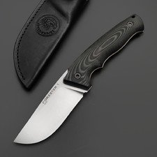 Eagle Knives нож Forester 1 сталь D2 стоунвош, рукоять G10 чёрный с зелёным