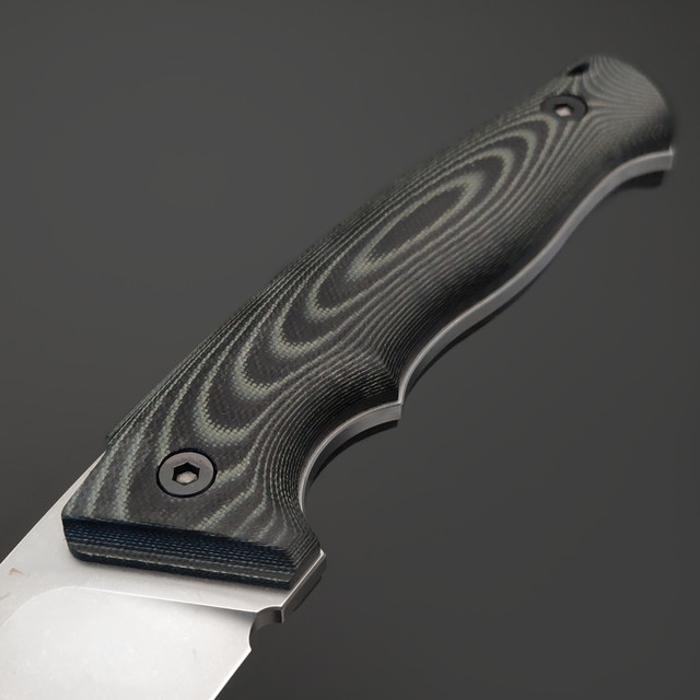 Eagle Knives нож Forester 1 сталь D2 стоунвош, рукоять G10 чёрный с зелёным