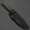 Eagle Knives нож Hunter 1 сталь Aus10Co стоунвош, рукоять G10 чёрный с зелёным