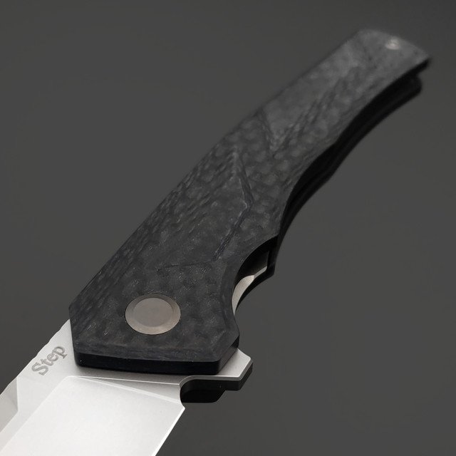 TuoTown и Eagle Knives складной нож Step сталь T10S бид-бласт, рукоять G10-Карбон