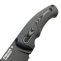 Eagle Knives нож Fisher 2 сталь Aus10Co блэквош, рукоять G10 чёрный с серым