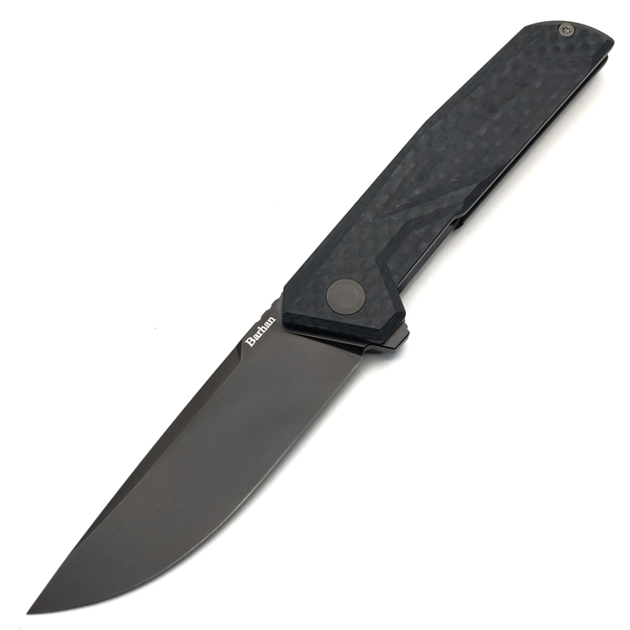 TuoTown и Eagle Knives складной нож Barhan Black сталь T10S PVD, рукоять G10 Карбон