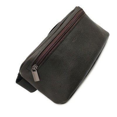 НожиMAN поясная сумка 11х24 см NK0299 натуральная кожа, коричневая