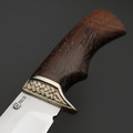 Мастерская Сёмина нож Егерь, сталь 95Х18 полировка, рукоять Венге, мельхиор