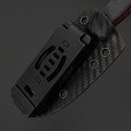 Мастерская Сёмина нож Амулет ЦМ, сталь Х12МФ сатин, рукоять G10 черный, ножны кайдекс