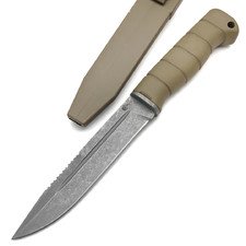 Мастерская Сёмина нож Тигр, сталь 95Х18, рукоять Эластрон тан