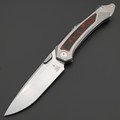 Alpha Miu складной нож Vigil RD1 сталь VG-10, рукоять Титан TC4, карбон красный, шпенёк Alpha Miu складной нож Vigil RD1 сталь VG-10, рукоять Титан TC4, карбон красный, шпенёк