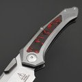 Alpha Miu складной нож Vigil RD1 сталь VG-10, рукоять Титан TC4, карбон красный, шпенёк Alpha Miu складной нож Vigil RD1 сталь VG-10, рукоять Титан TC4, карбон красный, шпенёк