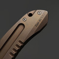 Alpha Miu складной нож Martian Brown сталь N690Co рукоять Титан TC4