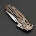 Alpha Miu складной нож Martian Brown сталь N690Co рукоять Титан TC4