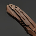 Alpha Miu складной нож Martian Bronze сталь N690Co рукоять Титан TC4