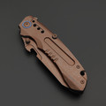 Alpha Miu складной нож Martian Bronze сталь N690Co рукоять Титан TC4